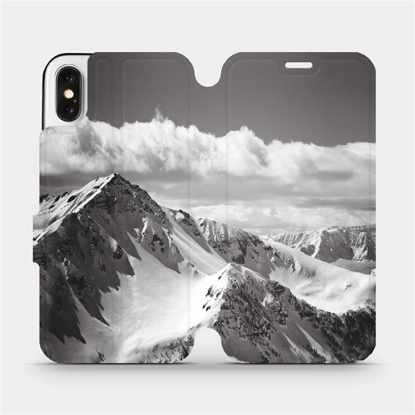 Flipové pouzdro Mobiwear - Apple iPhone X - M152P Velehory
