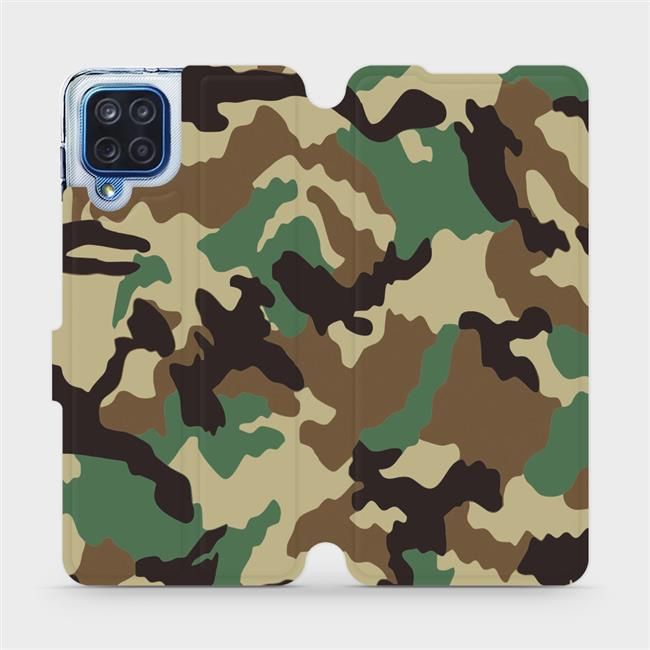 Flipové pouzdro Mobiwear - Samsung Galaxy M12 - V111P Maskáče
