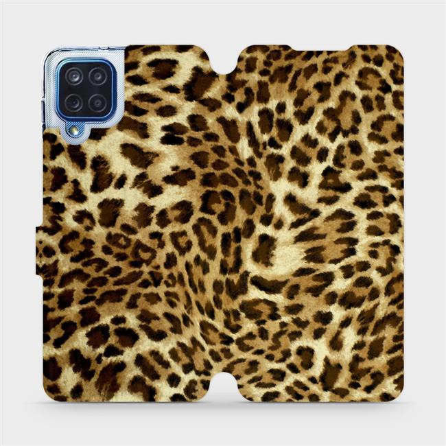 Flipové pouzdro Mobiwear - Samsung Galaxy M12 - VA33P Leopardí vzor