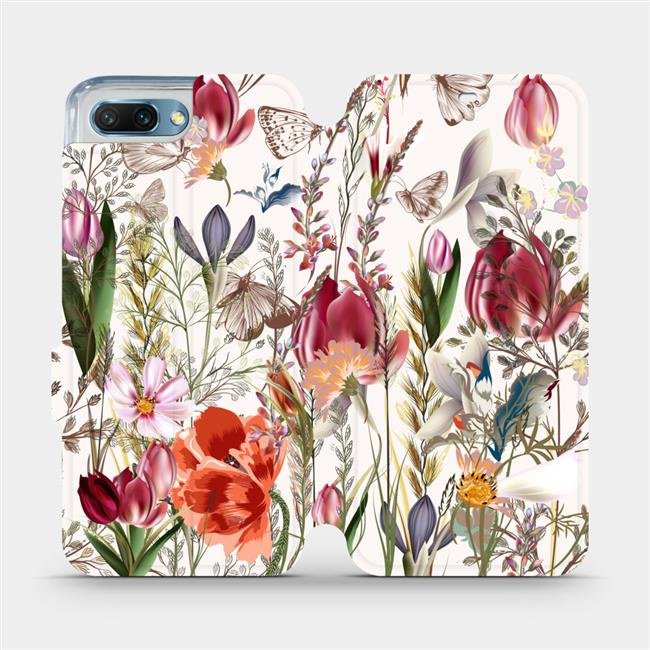 Flipové pouzdro Mobiwear - Honor 10 - MP01S Rozkvetlá louka