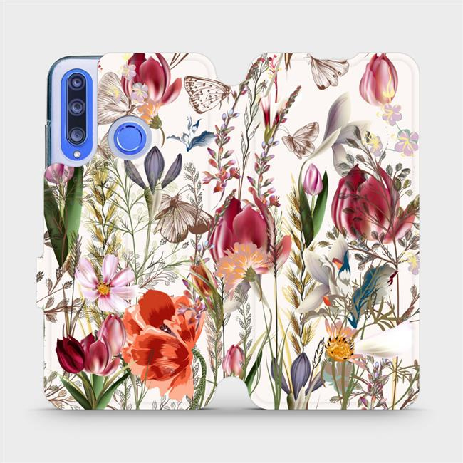 Flipové pouzdro Mobiwear - Honor 20 Lite - MP01S Rozkvetlá louka