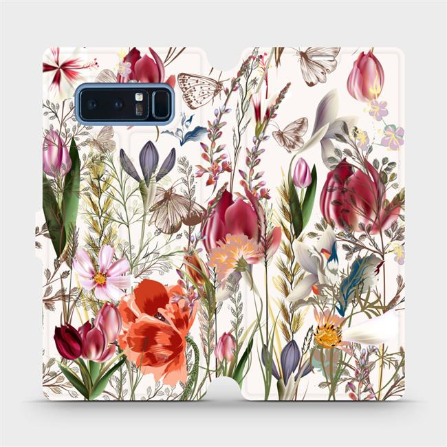 Flipové pouzdro Mobiwear - Samsung Galaxy Note 8 - MP01S Rozkvetlá louka