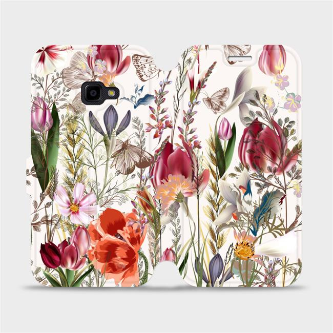 Flipové pouzdro Mobiwear - Samsung Galaxy Xcover 4 - MP01S Rozkvetlá louka