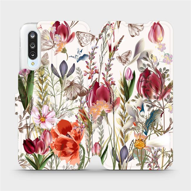 Flipové pouzdro Mobiwear - Xiaomi Mi 9 Lite - MP01S Rozkvetlá louka
