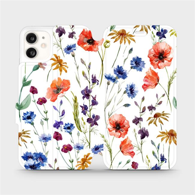 Flipové pouzdro Mobiwear - Apple iPhone 11 - MP04S Luční kvítí