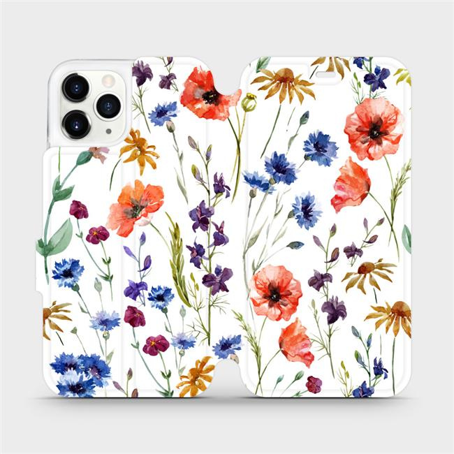 Flipové pouzdro Mobiwear - Apple iPhone 11 Pro - MP04S Luční kvítí