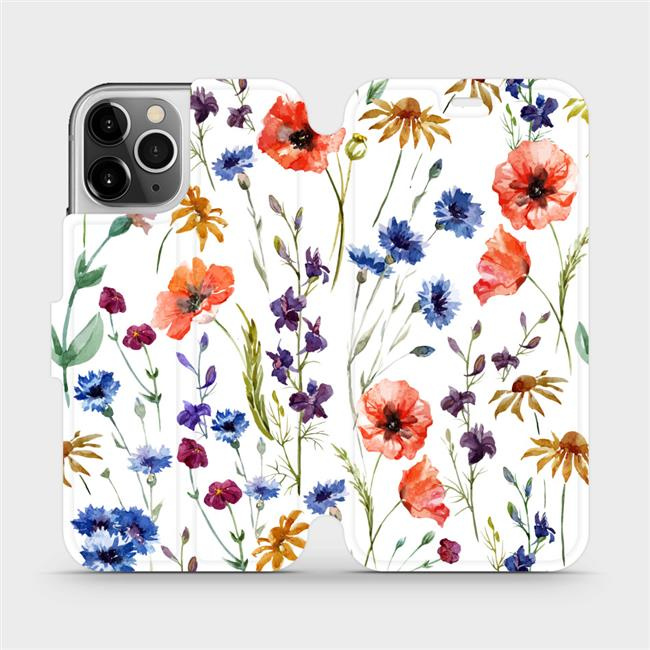 Flipové pouzdro Mobiwear - Apple iPhone 12 Pro - MP04S Luční kvítí