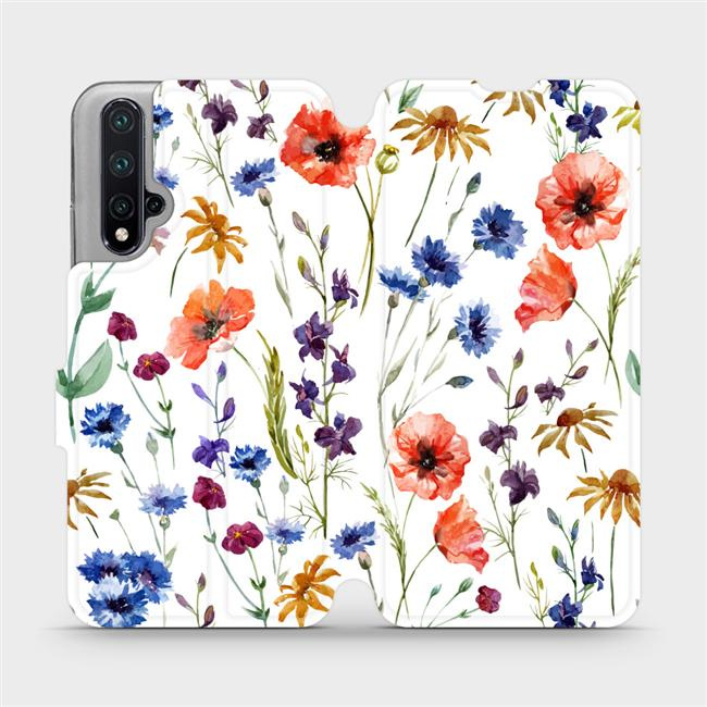 Flipové pouzdro Mobiwear - Honor 20 - MP04S Luční kvítí