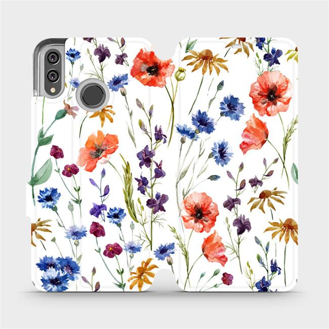 Flipové pouzdro Mobiwear - Honor 8X - MP04S Luční kvítí