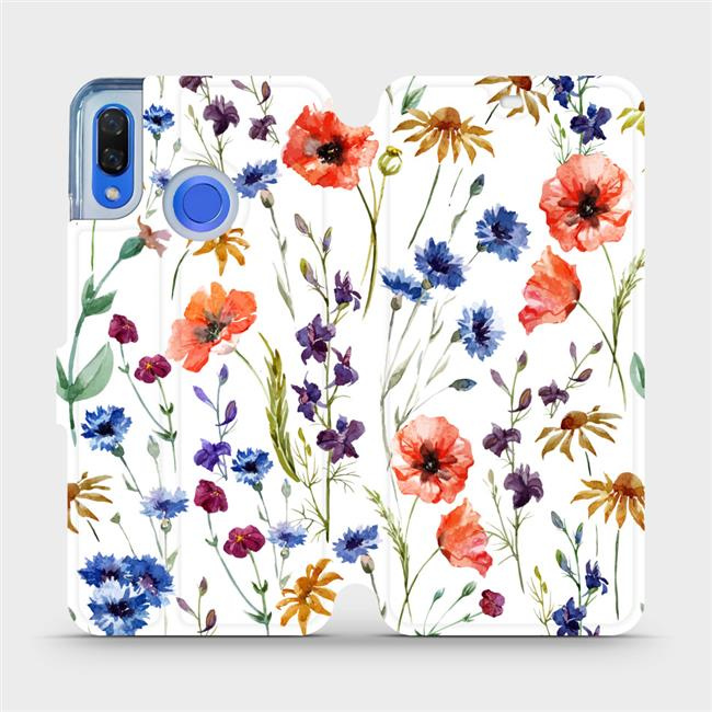 Flipové pouzdro Mobiwear - Huawei Nova 3 - MP04S Luční kvítí