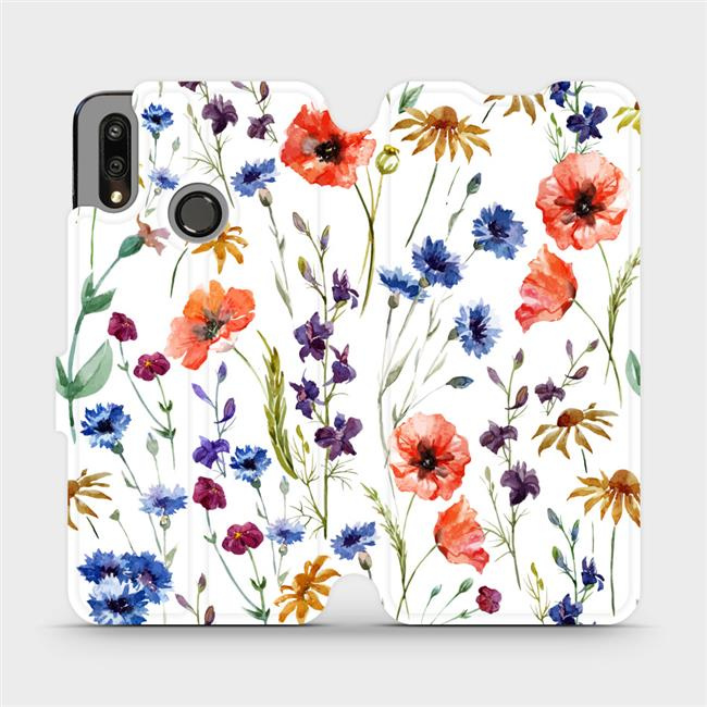 Flipové pouzdro Mobiwear - Huawei P Smart 2019 - MP04S Luční kvítí