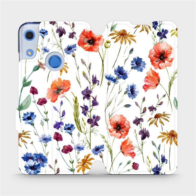 Flipové pouzdro Mobiwear - Huawei Y6S / Honor 8A - MP04S Luční kvítí