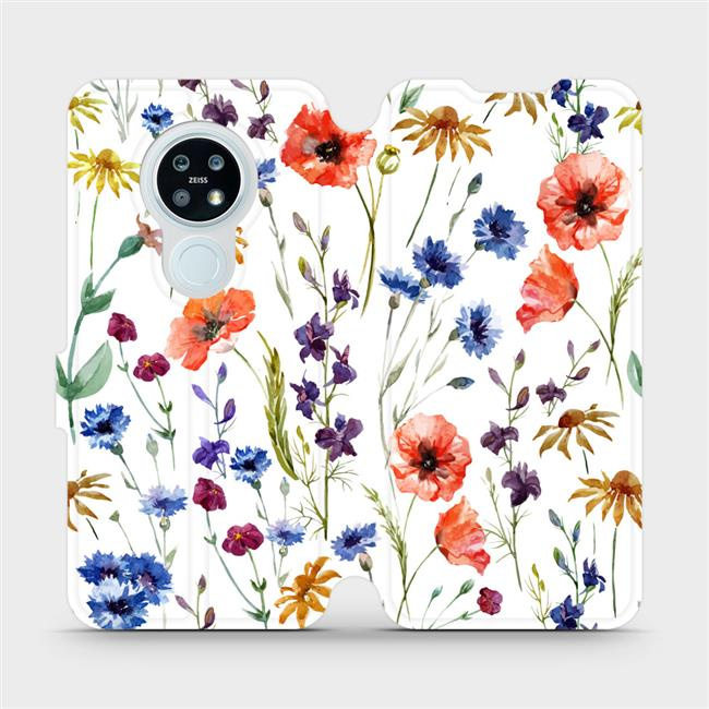 Flipové pouzdro Mobiwear - Nokia 6.2 - MP04S Luční kvítí
