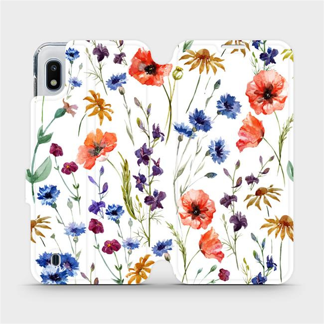 Flipové pouzdro Mobiwear - Samsung Galaxy A10 - MP04S Luční kvítí