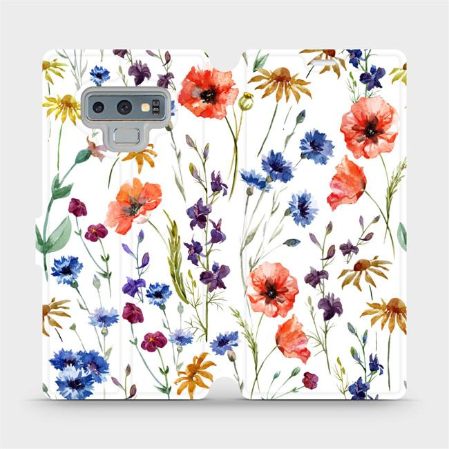 Flipové pouzdro Mobiwear - Samsung Galaxy Note 9 - MP04S Luční kvítí