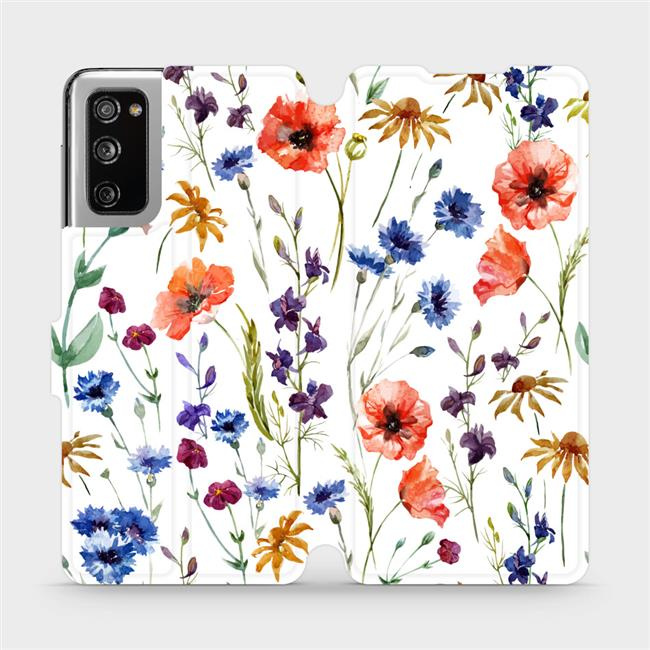 Flipové pouzdro Mobiwear - Samsung Galaxy S20 FE - MP04S Luční kvítí