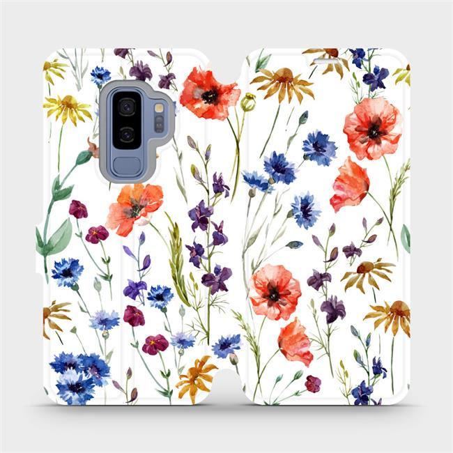 Flipové pouzdro Mobiwear - Samsung Galaxy S9 Plus - MP04S Luční kvítí