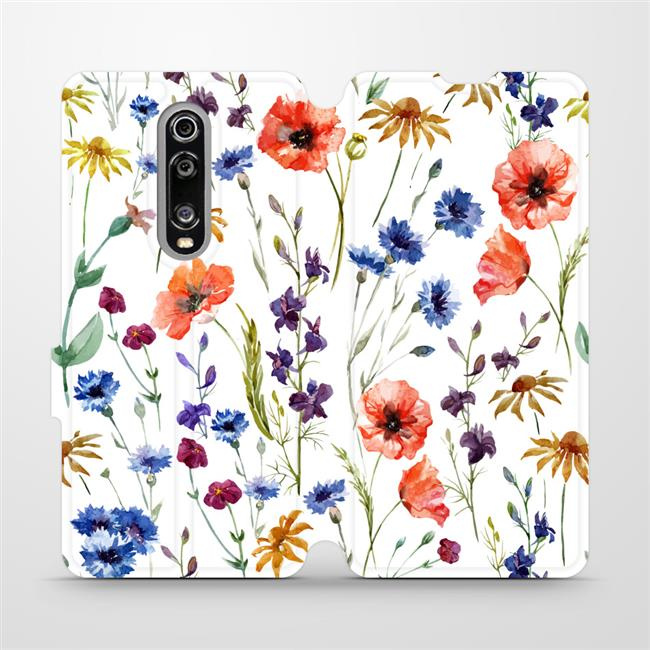 Flipové pouzdro Mobiwear - Xiaomi Mi 9T - MP04S Luční kvítí