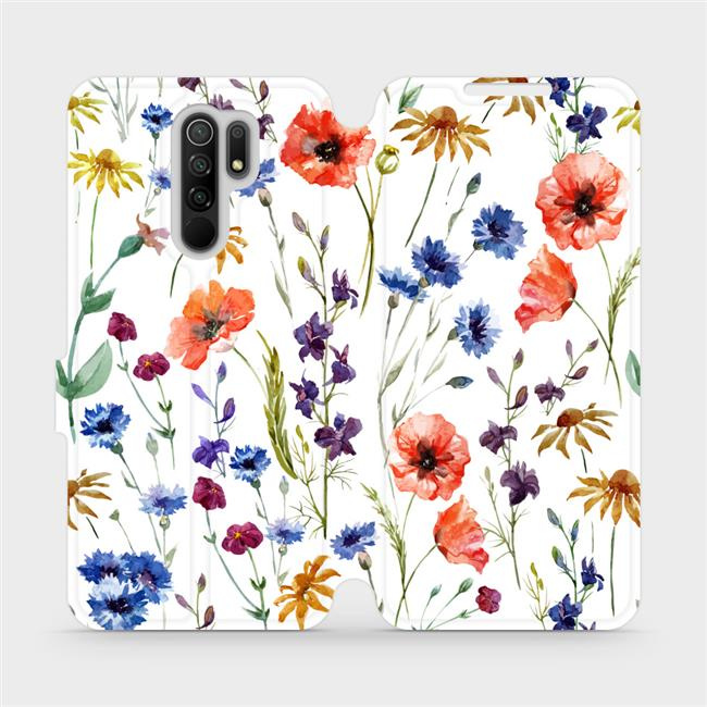Flipové pouzdro Mobiwear - Xiaomi Redmi 9 - MP04S Luční kvítí