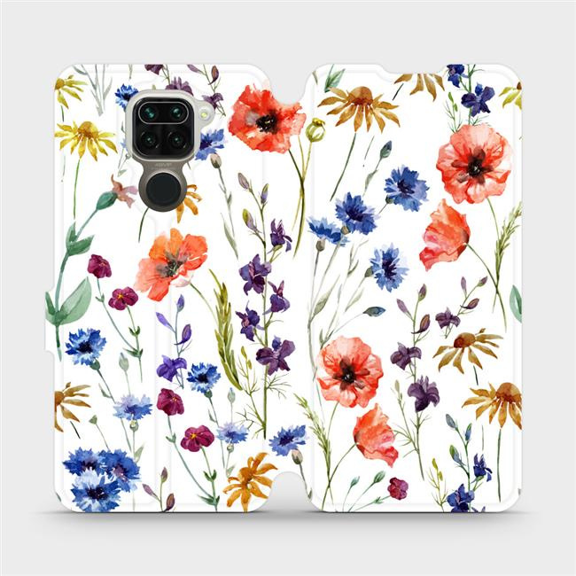 Flipové pouzdro Mobiwear - Xiaomi Redmi Note 9 - MP04S Luční kvítí