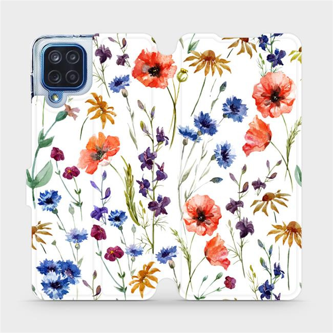 Flipové pouzdro Mobiwear - Samsung Galaxy M12 - MP04S Luční kvítí