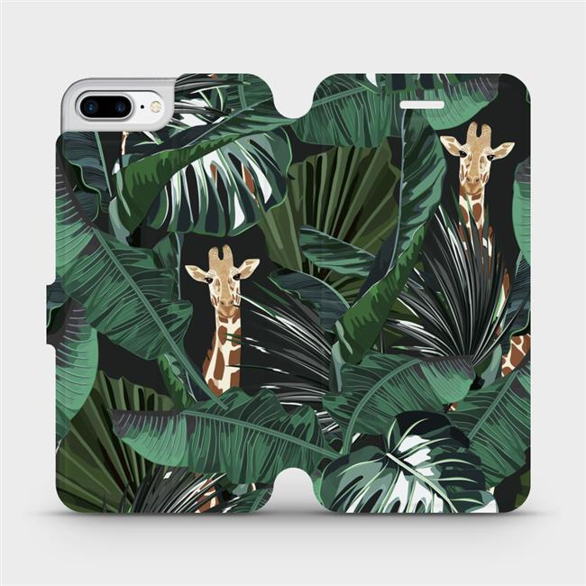 Flipové pouzdro Mobiwear - Apple iPhone 7 Plus - VP06P Žirafky