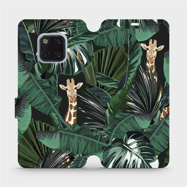 Flipové pouzdro Mobiwear - Huawei Mate 20 Pro - VP06P Žirafky