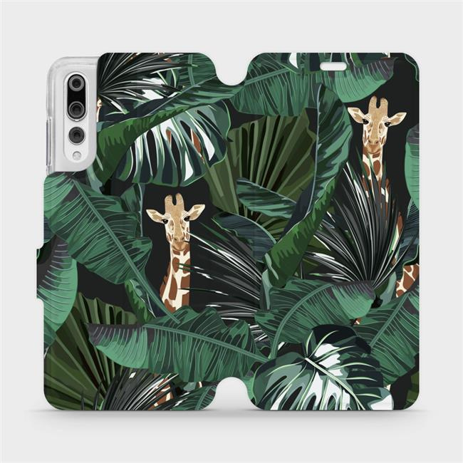 Flipové pouzdro Mobiwear - Huawei P20 Pro - VP06P Žirafky