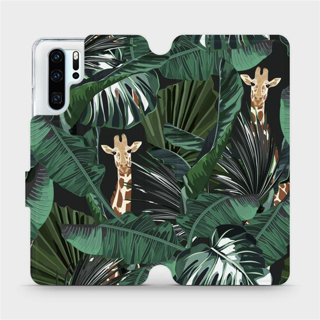 Flipové pouzdro Mobiwear - Huawei P30 Pro - VP06P Žirafky