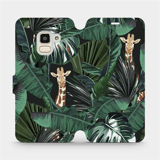 Flipové pouzdro Mobiwear - Samsung Galaxy J6 2018 - VP06P Žirafky