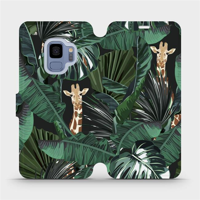 Flipové pouzdro Mobiwear - Samsung Galaxy S9 - VP06P Žirafky