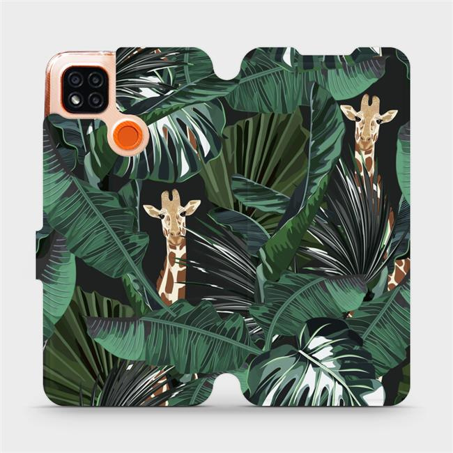Flipové pouzdro Mobiwear - Xiaomi Redmi 9C - VP06P Žirafky