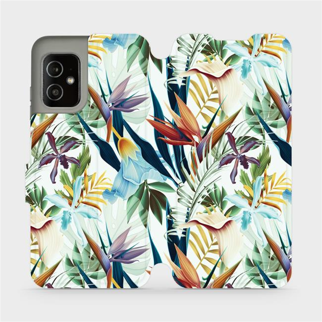 Flipové pouzdro Mobiwear - Asus Zenfone 8 - M071P Flóra