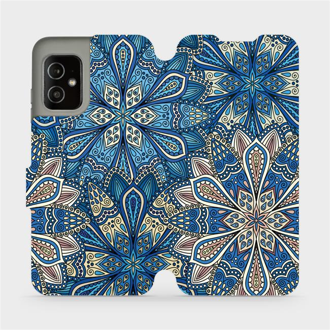 Flipové pouzdro Mobiwear - Asus Zenfone 8 - V108P Modré mandala květy