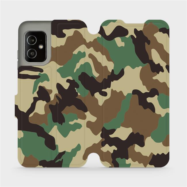 Flipové pouzdro Mobiwear - Asus Zenfone 8 - V111P Maskáče