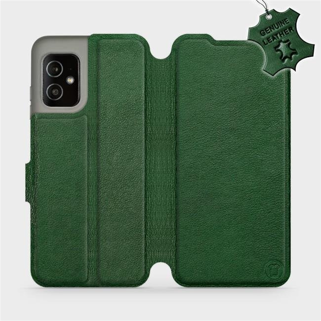 Kožené flip pouzdro Mobiwear - Asus Zenfone 8 - Zelené