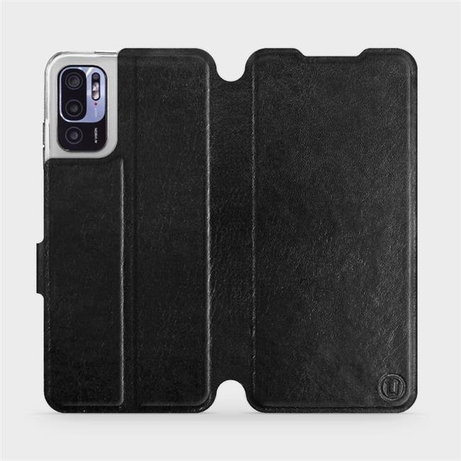 Flipové pouzdro Mobiwear - Xiaomi Redmi Note 10 5G - Černé a šedé
