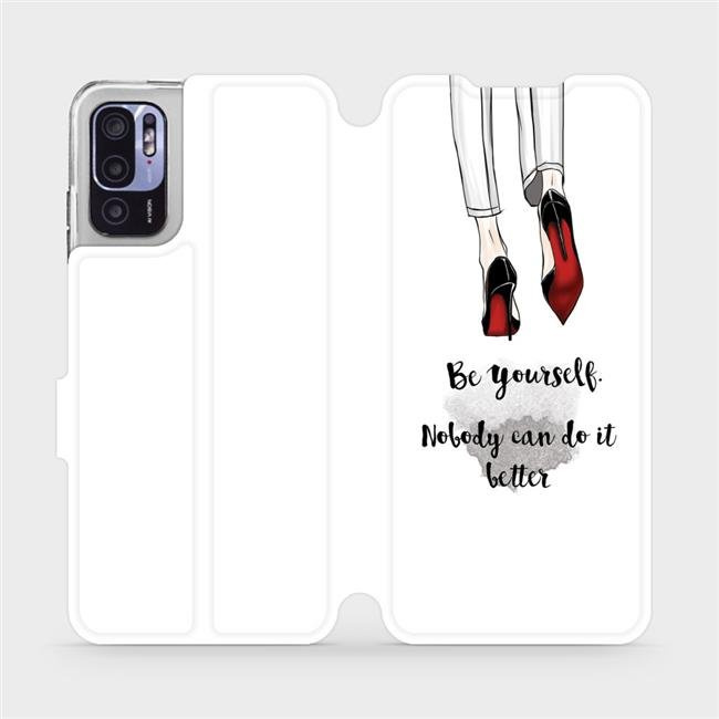 Flipové pouzdro Mobiwear - Xiaomi Redmi Note 10 5G - M046P Be yourself