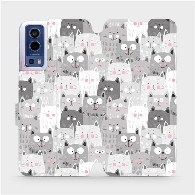 Flipové pouzdro Mobiwear - Vivo Y72 5G / Vivo Y52 5G - M099P Kočičky