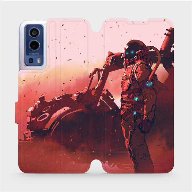 Flipové pouzdro Mobiwear - Vivo Y72 5G / Vivo Y52 5G - MA09S Průzkumník s červeným vozítkem