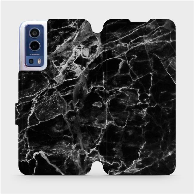 Flipové pouzdro Mobiwear - Vivo Y72 5G / Vivo Y52 5G - V056P Černý mramor