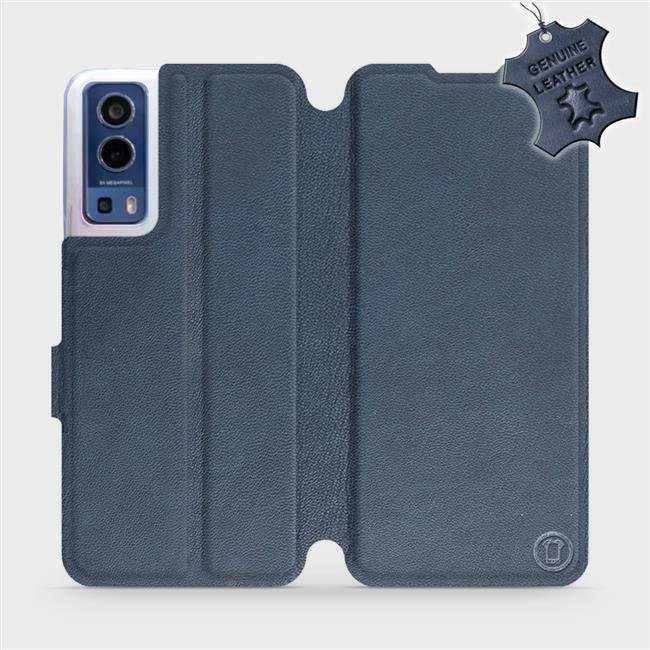 Kožené flip pouzdro Mobiwear - Vivo Y72 5G / Vivo Y52 5G - Modré