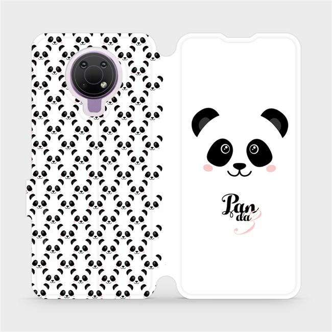 Flipové pouzdro Mobiwear - Nokia G10 - M030P Panda Amálka
