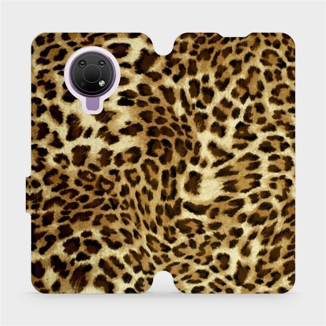 Flipové pouzdro Mobiwear - Nokia G10 - VA33P Leopardí vzor