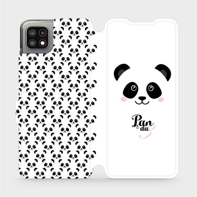 Flipové pouzdro Mobiwear - Samsung Galaxy A22 5G - M030P Panda Amálka