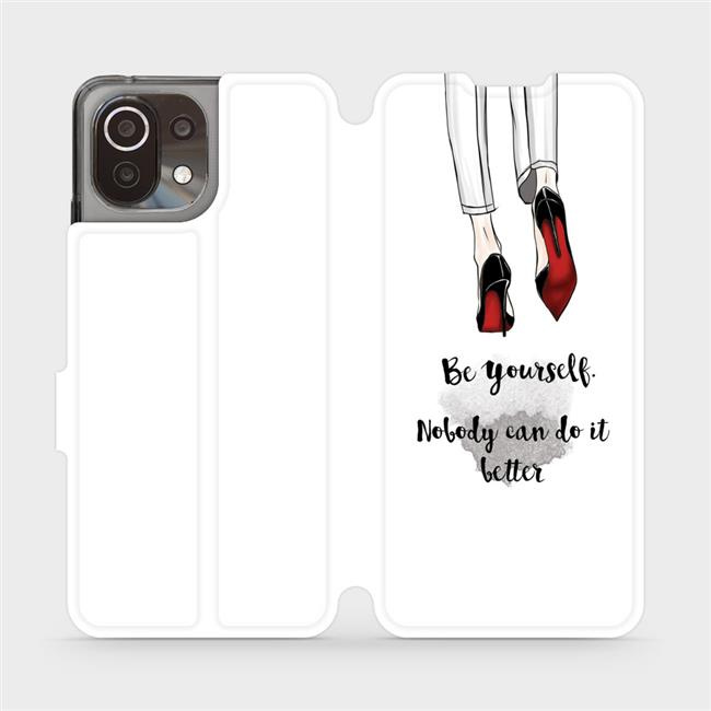 Flipové pouzdro Mobiwear - Xiaomi 11 Lite 5G NE - M046P Be yourself