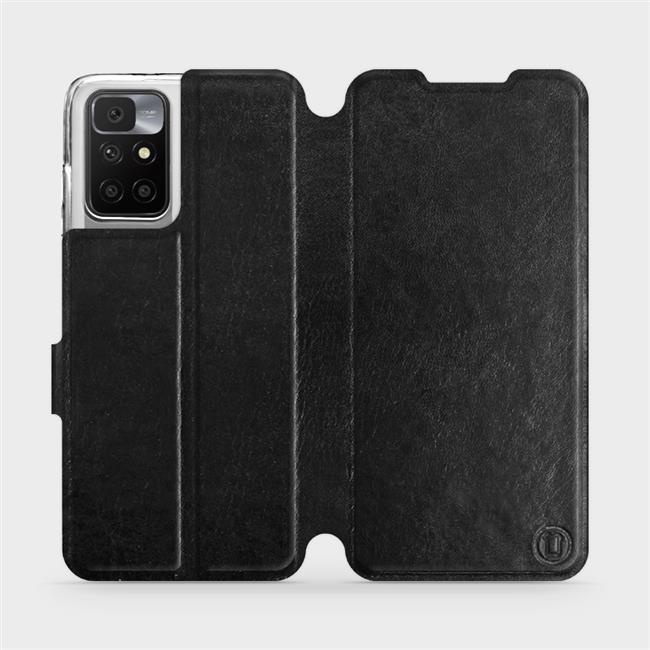 Flipové pouzdro Mobiwear - Xiaomi Redmi 10 - Černé a šedé