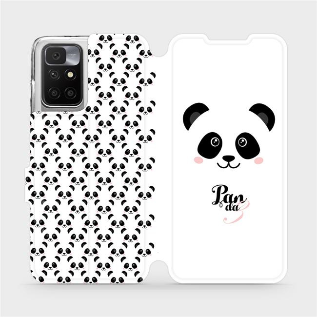 Flipové pouzdro Mobiwear - Xiaomi Redmi 10 - M030P Panda Amálka
