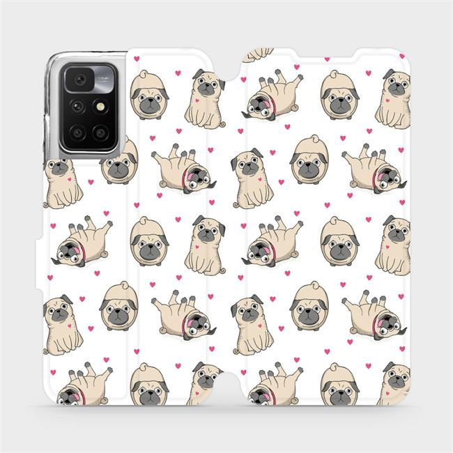 Flipové pouzdro Mobiwear - Xiaomi Redmi 10 - M097P Mopsíci