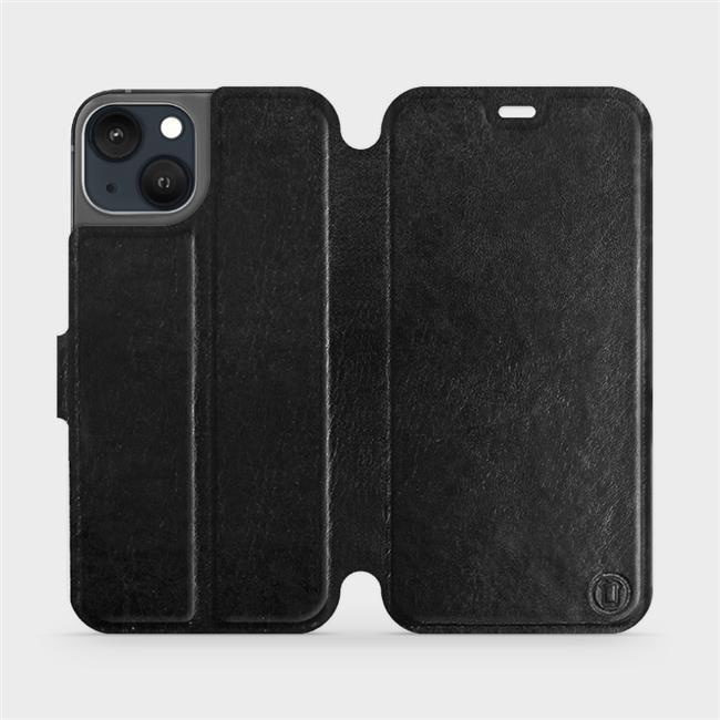 Flipové pouzdro Mobiwear - Apple iPhone 13 - Černé a šedé